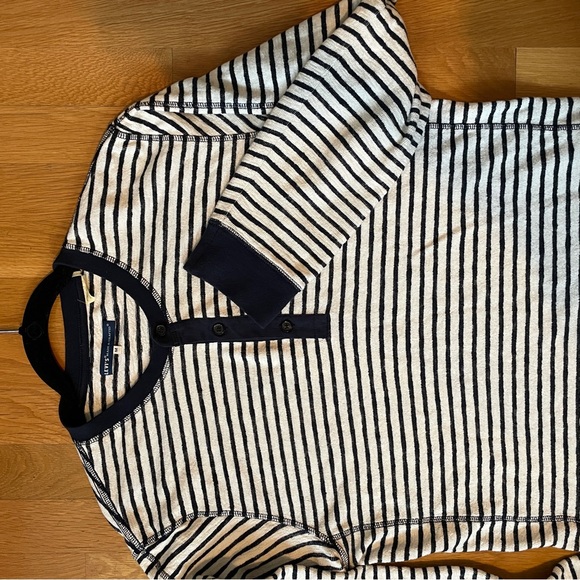 Levi’s Made And Crafted slim fit striped Henley Size: Medium - Picture 15 of 15